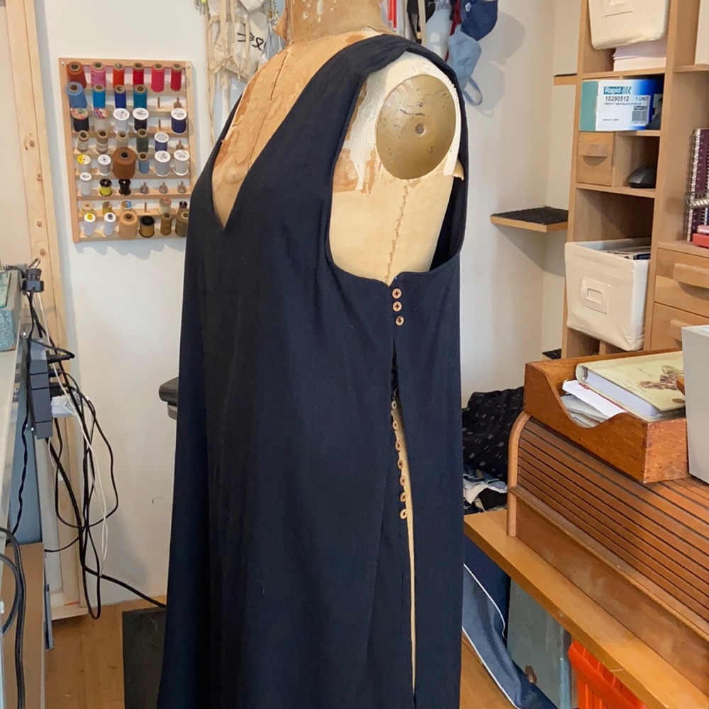 Free People 2 Piece Pant and Tunic Vest Open Sides